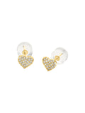 Orecchini Lobo Bon Ton Oro Giallo Cubic Zirconia - 1412814