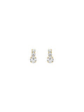 Orecchini Lobo Trilogy Bon Ton Oro Giallo Cubic Zirconia - 1435995