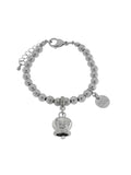 Bracciale in Acciaio con campanella con scritta Capri - 3170573