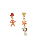 Orecchini in Metallo con pendenti natalizi - 3511143