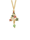 Collana in Metallo con stelle a forma di albero - 3542189