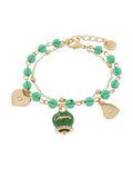 Bracciale in Metallo Con campanella portafotuna Capri - 3572268