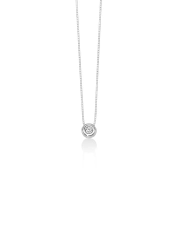 collana miluna modello cipolletta con diamante - CLD4791-003G7