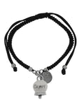 Bracciale in Acciaio con campanella portafortuna con scritta Capri - 3170836