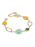 Bracciale Boccadamo placcato oro giallo con cristalli - XB1042D