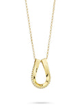 Collana Boccadamo placcato oro giallo con pendente a goccia - KGR047D