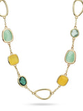 Collana Boccadamo placcato oro giallo con cristalli - XGR744D