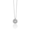 collana miluna con pendente fantasia di diamanti in oro bianco - CLD4377