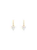 Orecchini Lobo Punto Luce Claire Oro Giallo Cubic Zirconia - 1401496